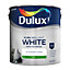 Dulux Pure brilliant white Silk Emulsion paint, 2.5L