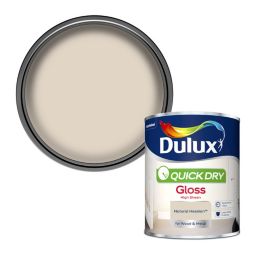 Dulux Quick dry Natural hessian Gloss Metal & wood paint, 0.75L