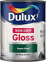Dulux Regent green Gloss Metal & wood paint, 750ml