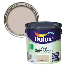 Dulux Rich taupe Soft sheen Emulsion paint, 2.5L