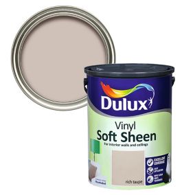Dulux Rich taupe Soft sheen Emulsion paint, 5L