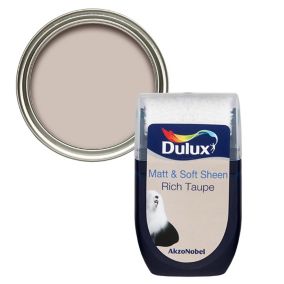 Dulux Rich taupe Vinyl matt Emulsion paint, 30ml