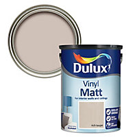 Dulux Rich taupe Vinyl matt Emulsion paint, 5L