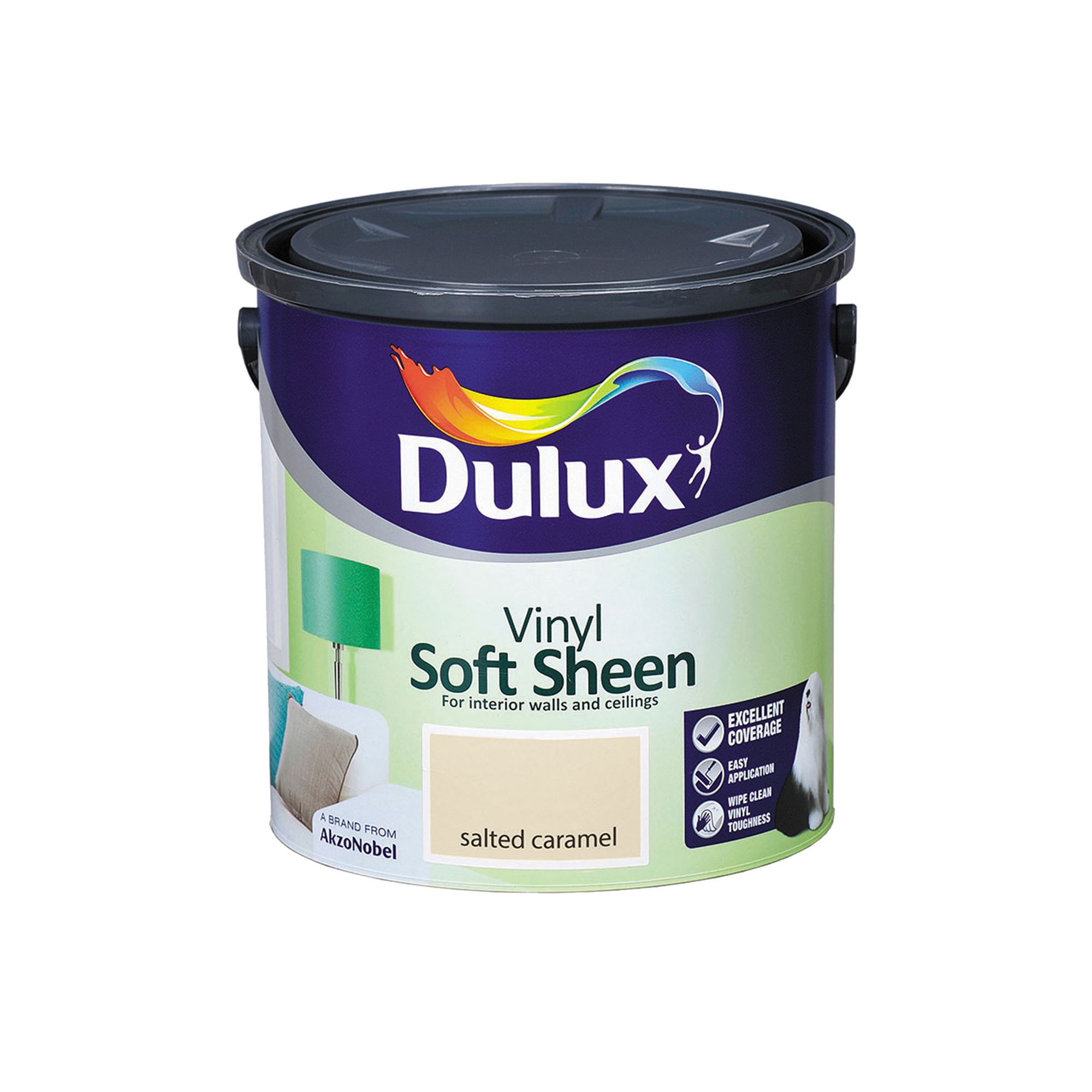 Dulux Salted caramel Soft sheen Emulsion paint, 2.5L