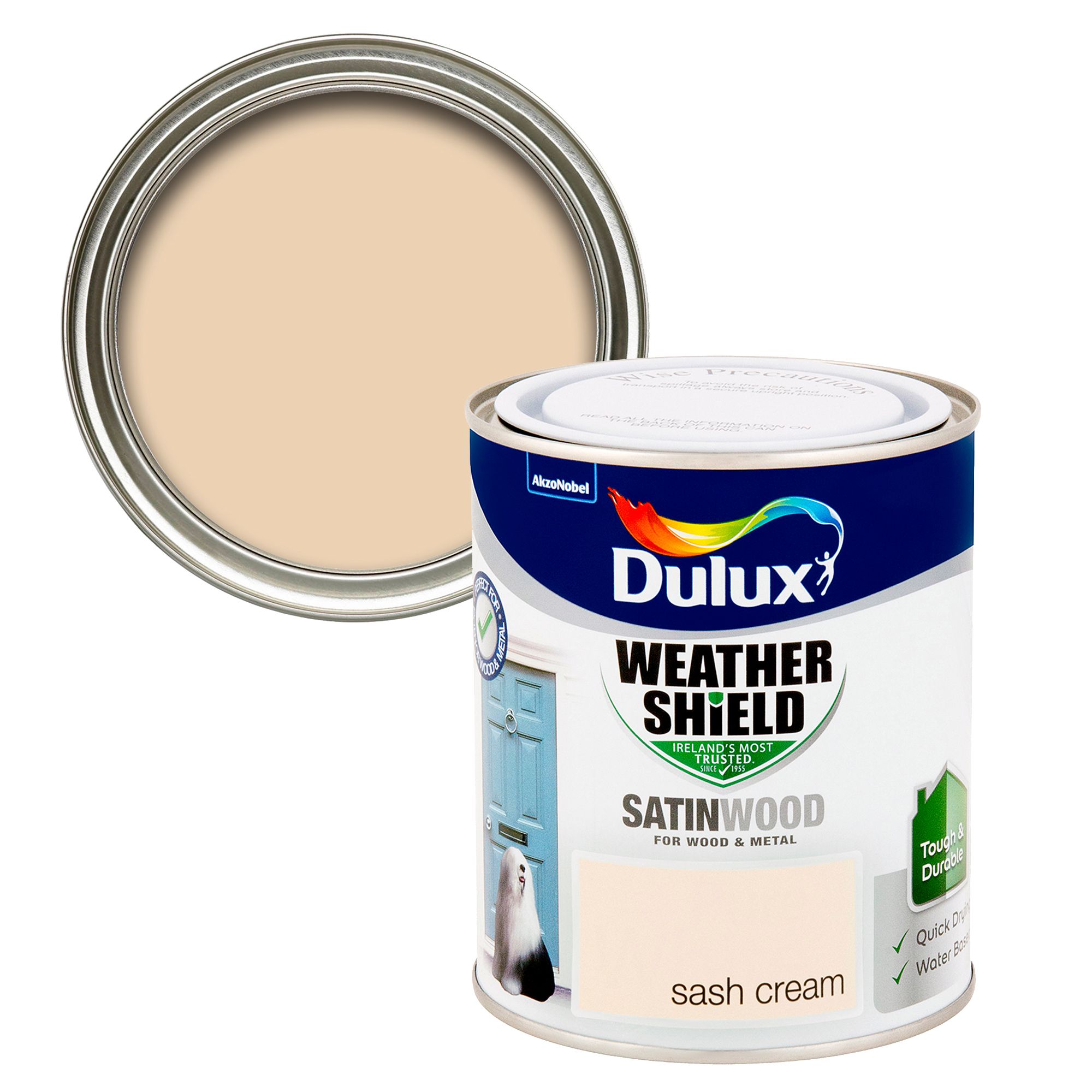Dulux Satinwood Sash cream Satinwood Copper hammered effect Multi