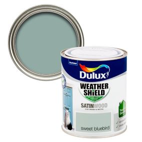 Dulux Satinwood Sweet bluebird Satinwood Copper hammered effect Multi-surface Garden Metal & wood paint, 750ml Tin