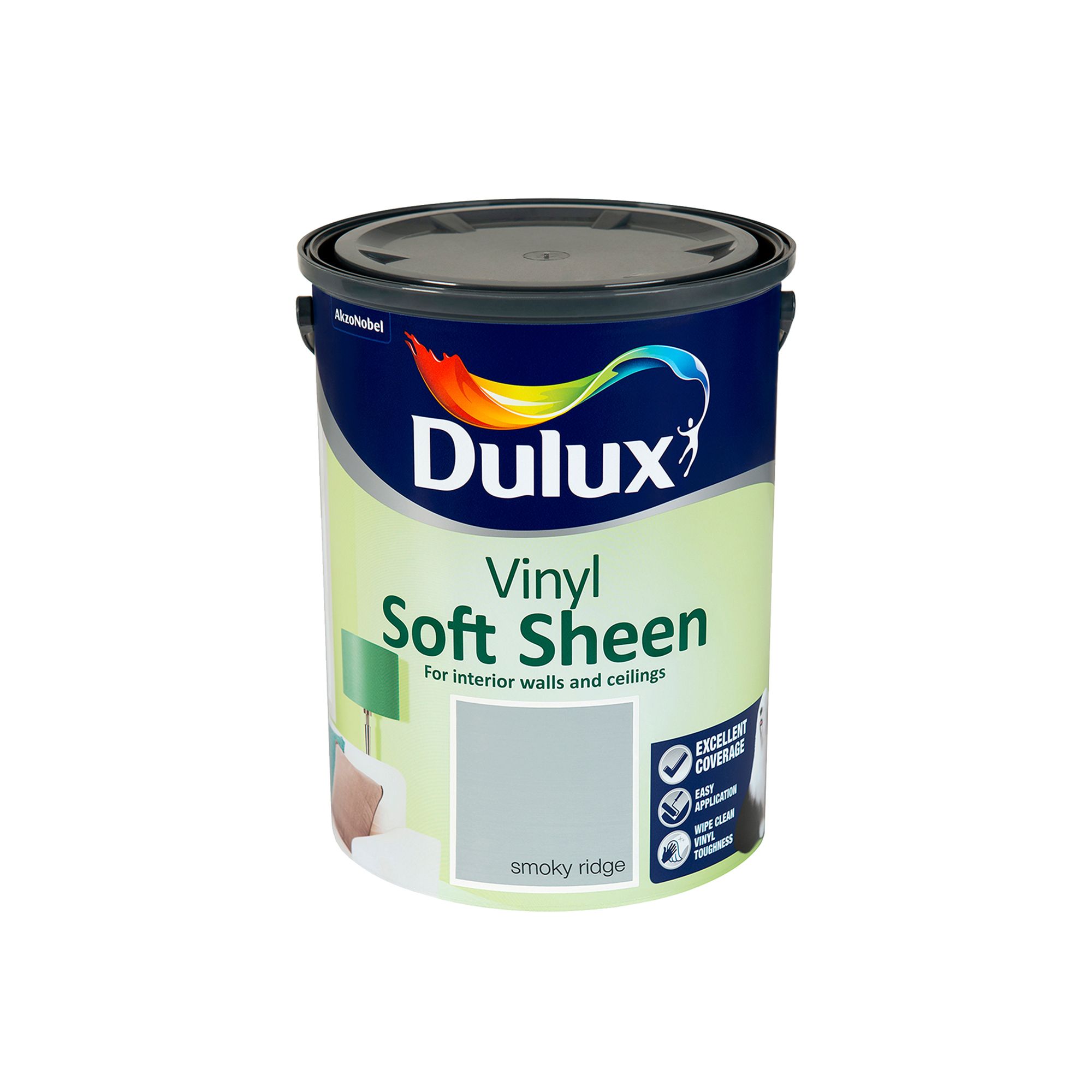 Dulux Smoky ridge Soft sheen Emulsion paint, 5L