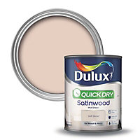 Dulux Soft stone Satin Metal & wood paint, 750ml