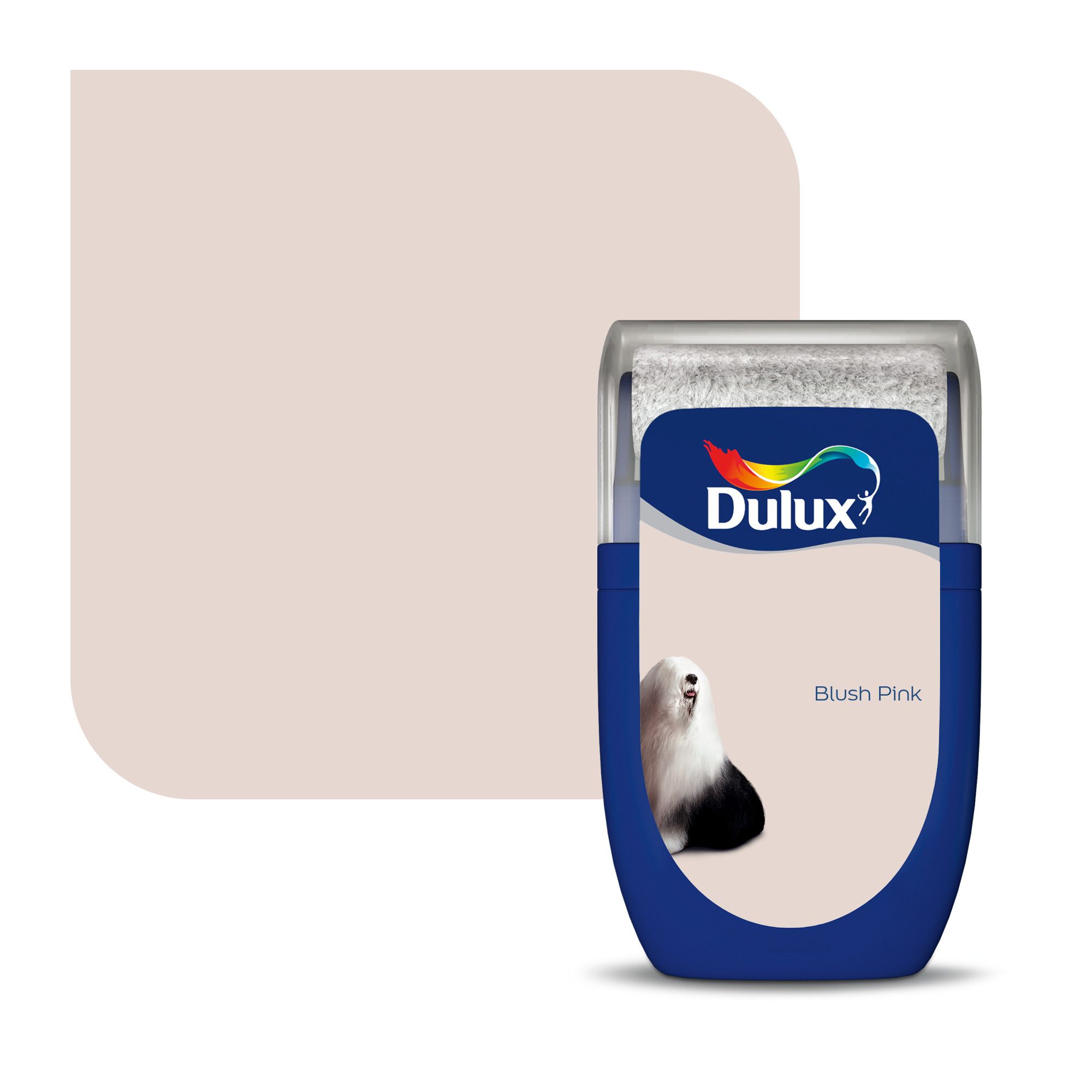 Dulux Standard Blush pink Matt Emulsion paint, 30ml DIY at B&Q