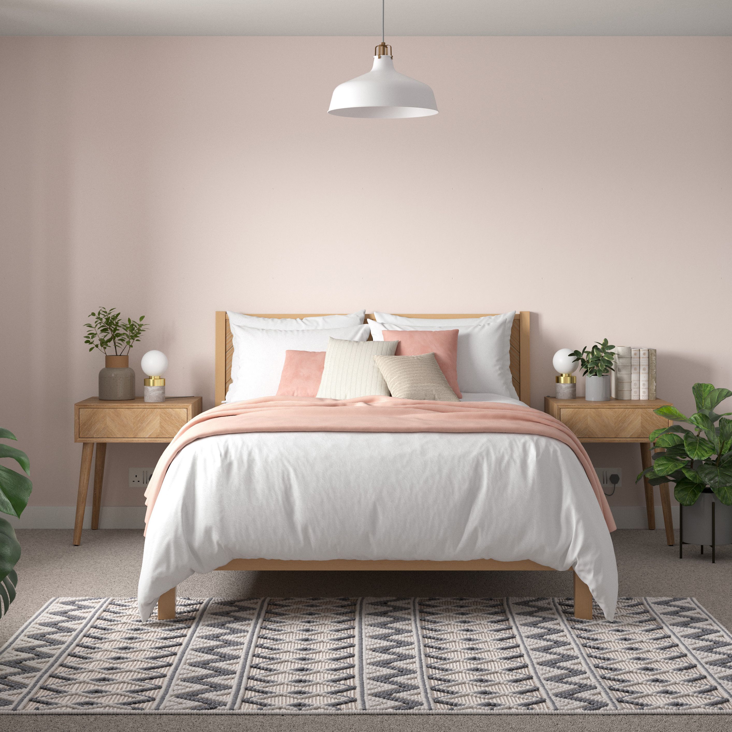 Dulux Standard Blush pink Matt Emulsion paint, 30ml