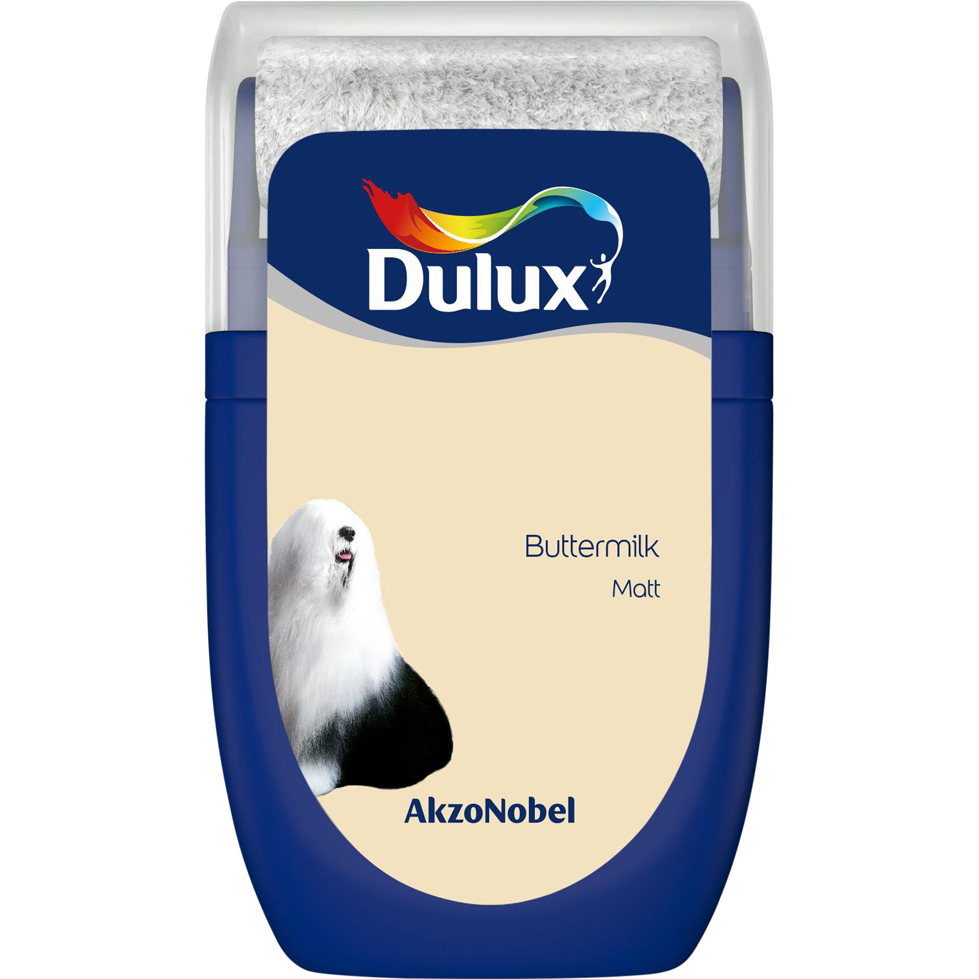 Dulux Standard Buttermilk Matt Emulsion paint, 30ml