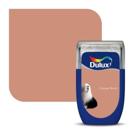 Dulux Standard Copper blush Matt Emulsion paint, 30ml
