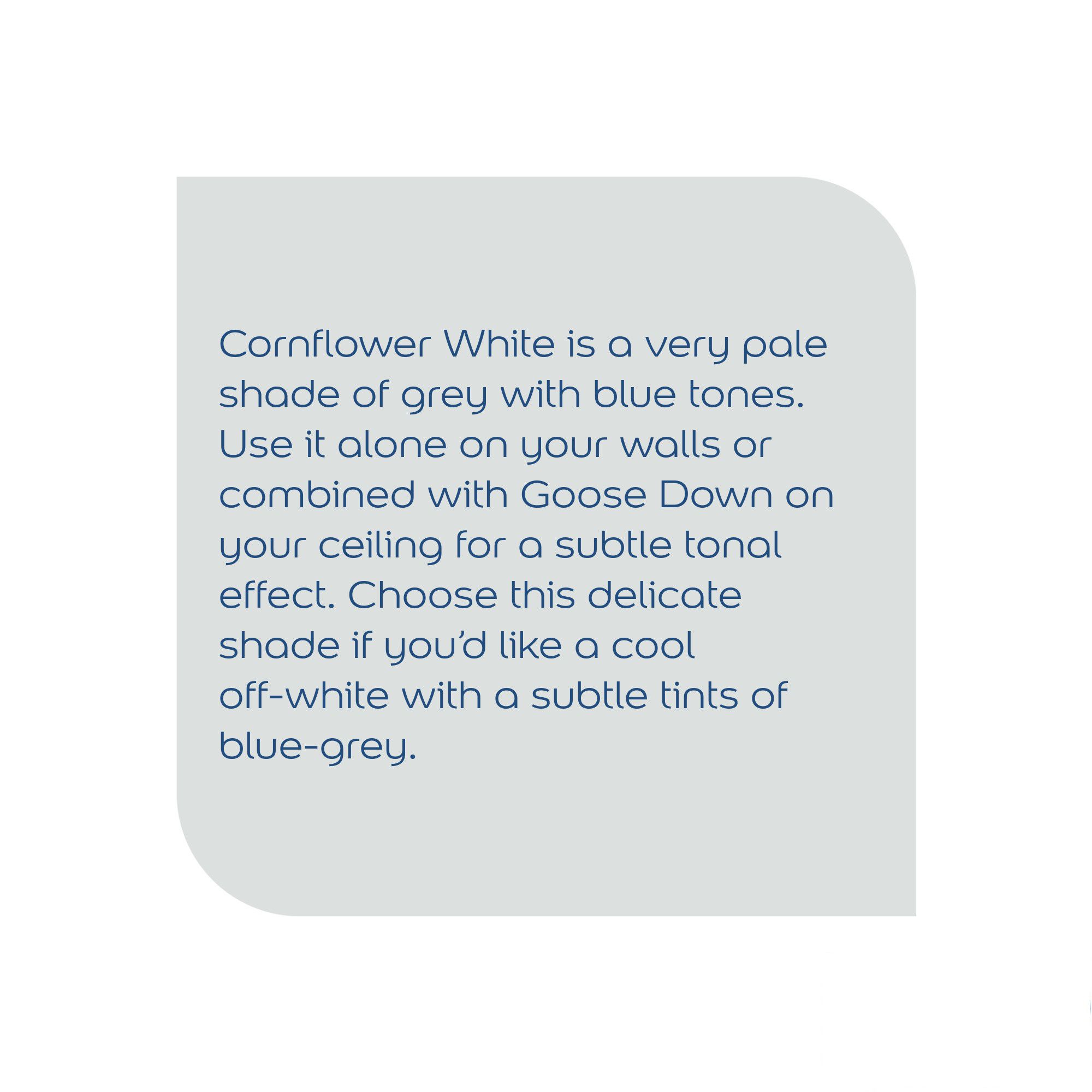 Dulux Standard Cornflower white Matt Emulsion paint, 30ml