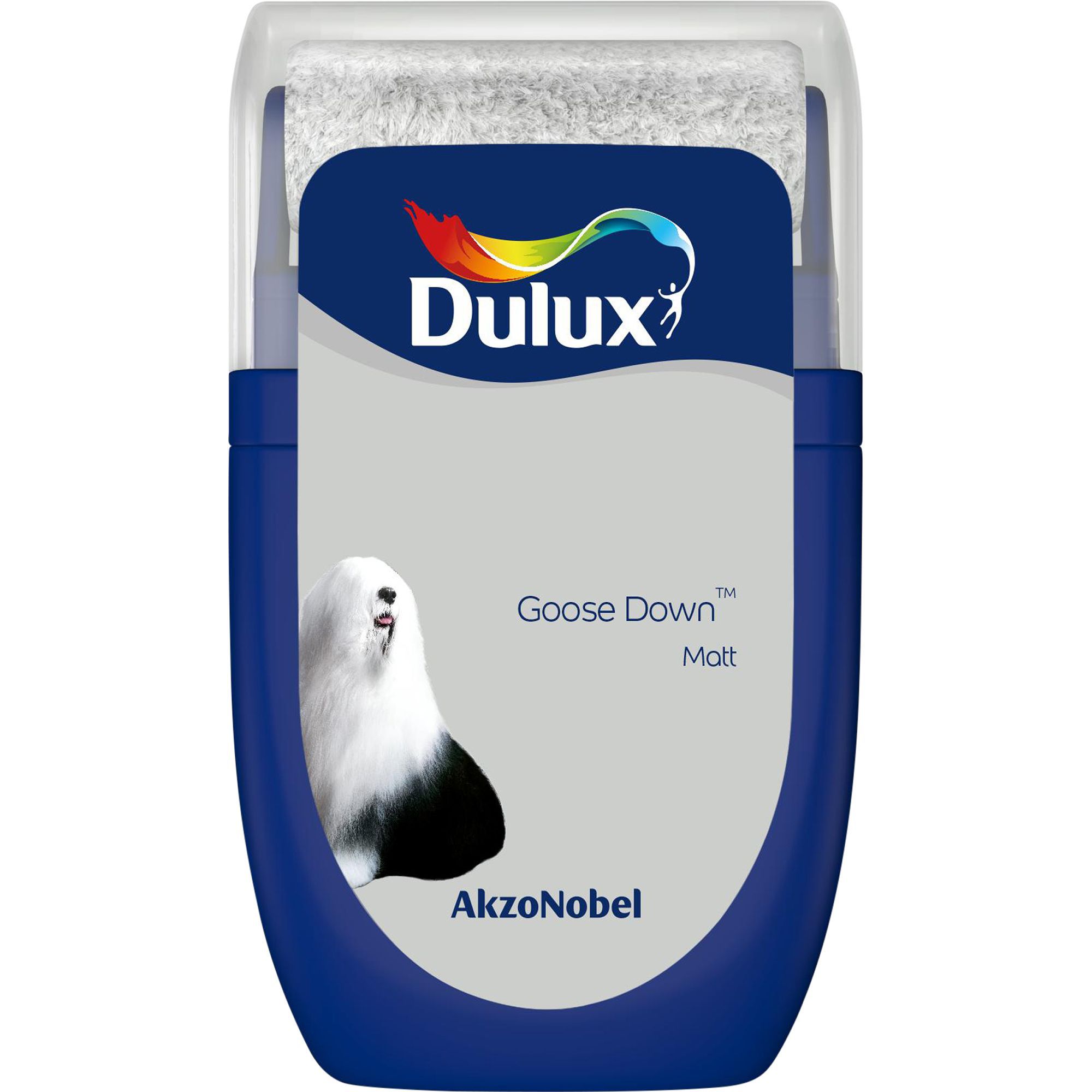 Dulux Standard Goose down Matt Emulsion paint, 30ml Tester pot DIY at B&Q