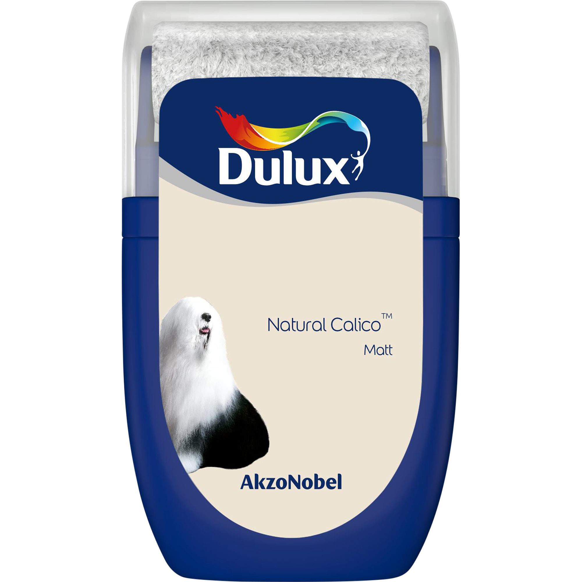 Dulux Standard Natural calico Matt Emulsion paint, 30ml Tester pot