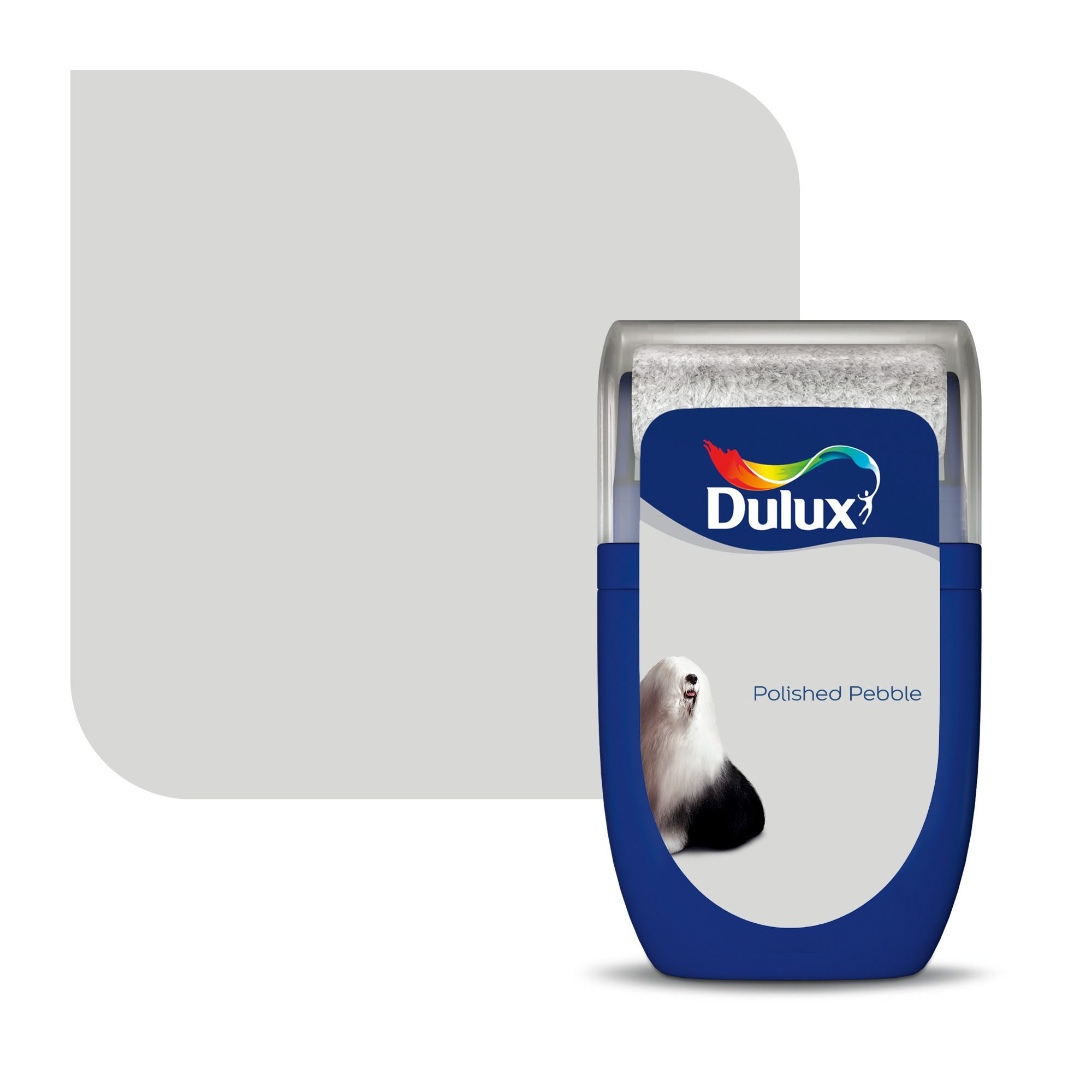 Dulux Standard Polished pebble Matt Emulsion paint, 30ml DIY at B&Q