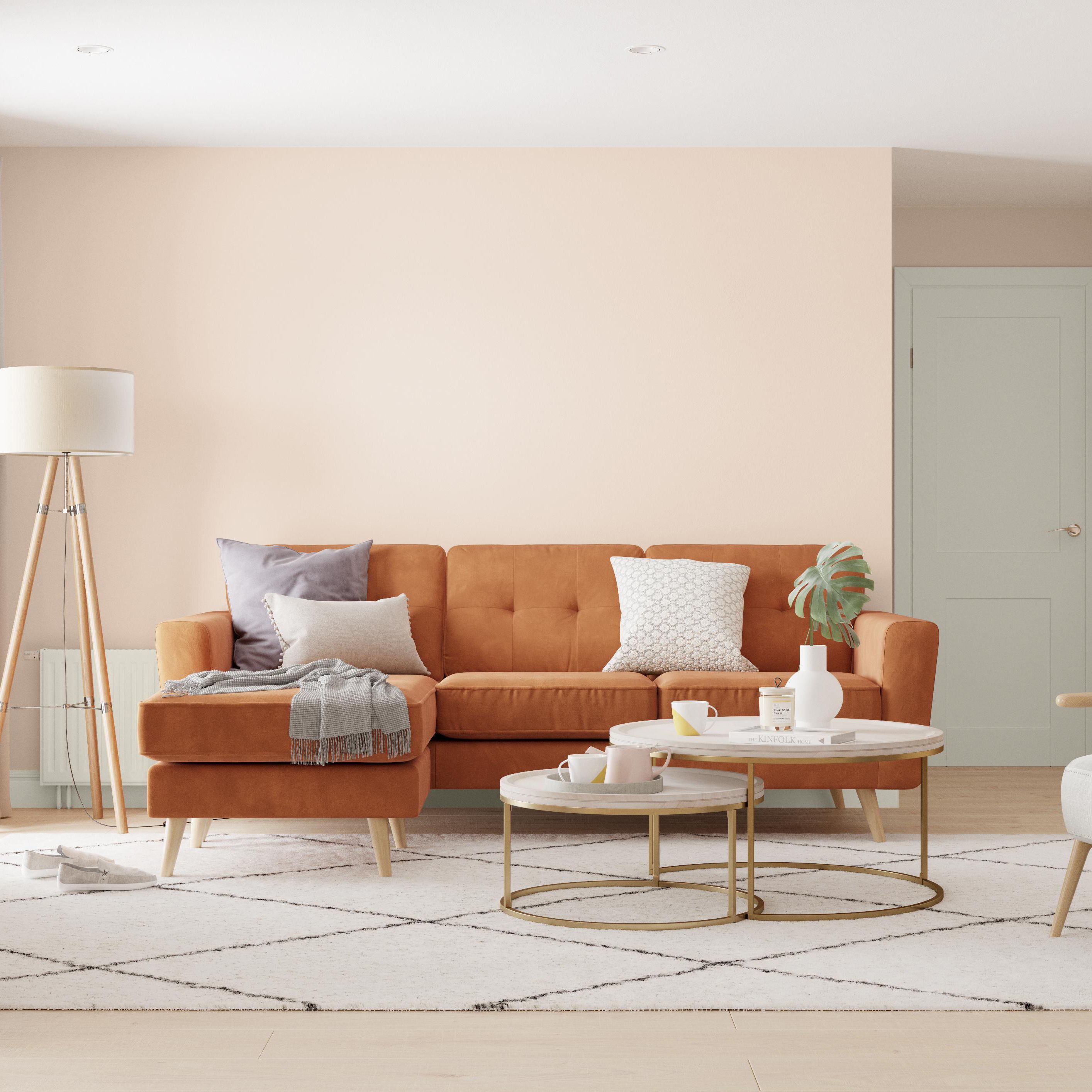 Dulux Standard Soft peach Matt Emulsion paint, 30ml