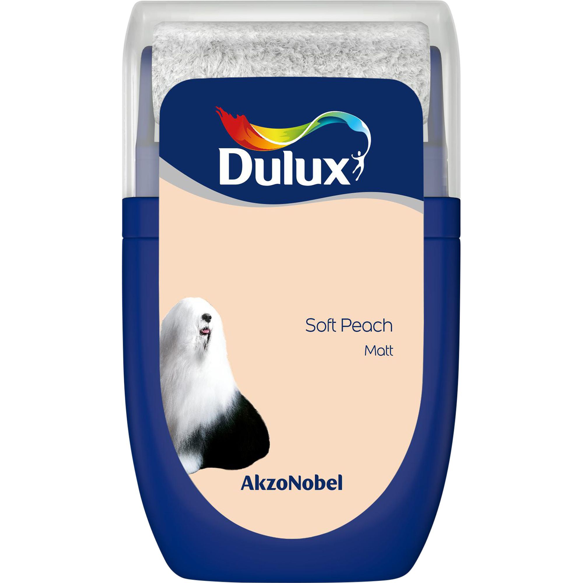 Dulux Standard Soft peach Matt Emulsion paint, 30ml