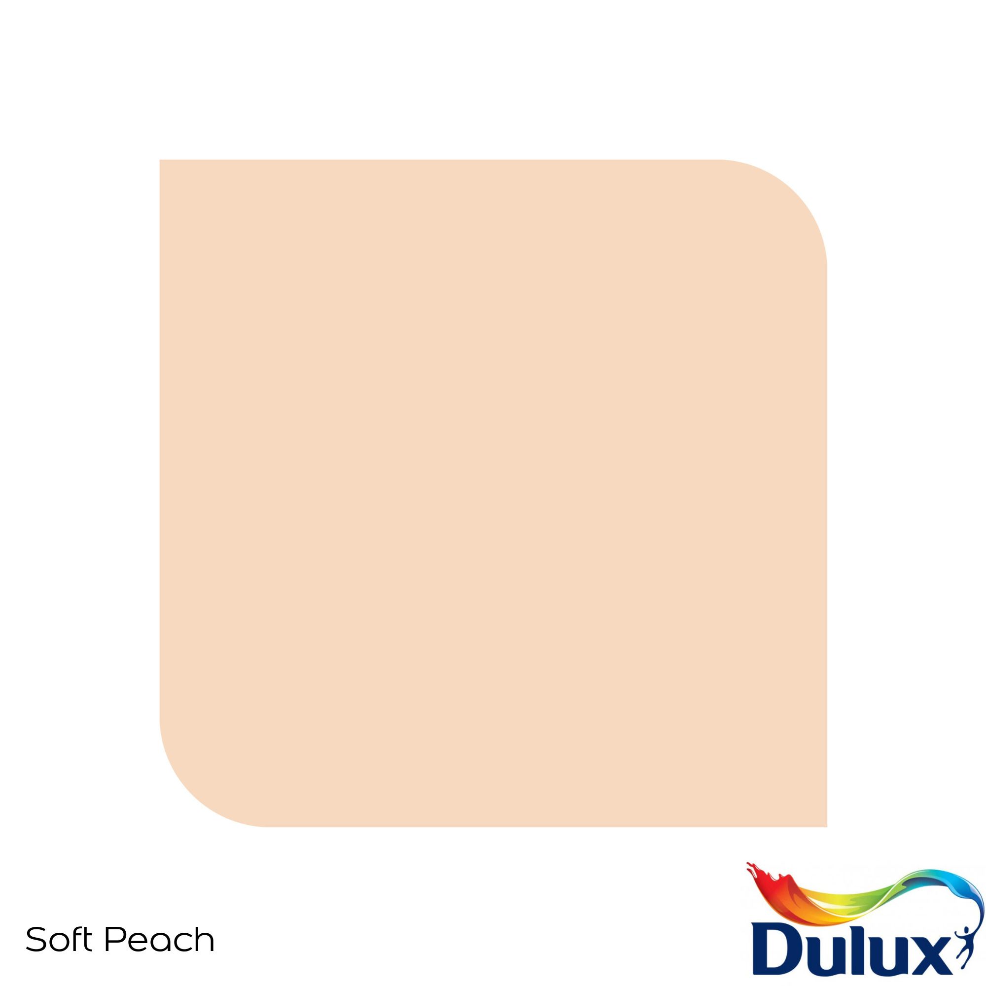 Dulux Standard Soft peach Matt Emulsion paint, 30ml