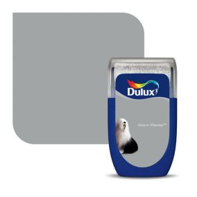 Dulux Standard Warm pewter Matt Emulsion paint, 30ml