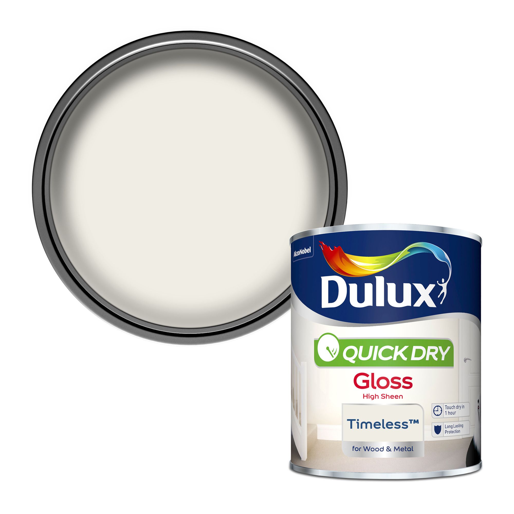 Dulux Timeless Gloss Metal & wood paint, 750ml