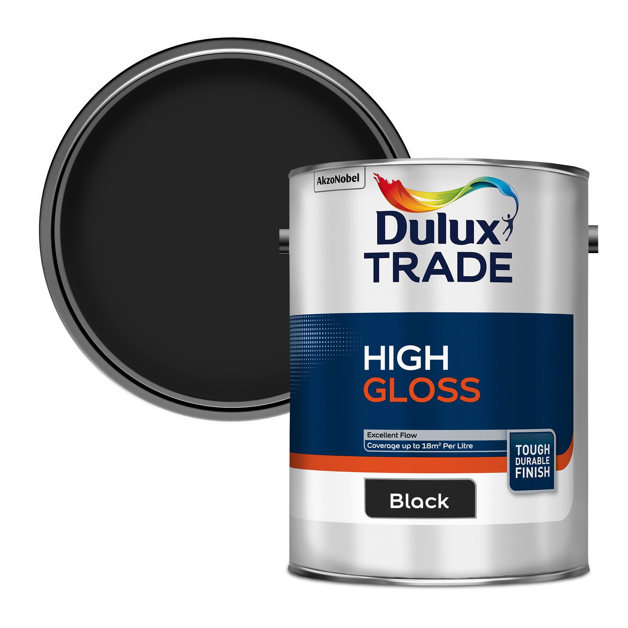 DULUX TRADE ULTIMATE OPAQUE BLACK 5L — Paint Stop Limited