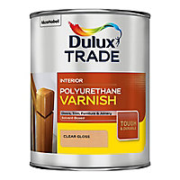 Dulux Trade Clear Gloss Wood varnish, 1L