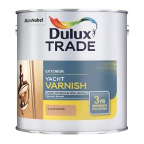 Dulux Trade Clear Gloss Wood varnish, 1L