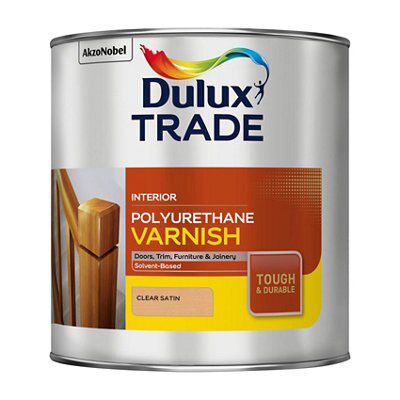 Dulux Trade Clear Satin Wood varnish