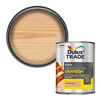 Dulux Trade Diamond Clear Gloss Floor Wood varnish, 1L