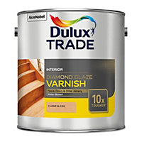 Dulux Trade Diamond Clear Gloss Floor Wood varnish, 2.5L