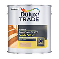 Dulux Trade Diamond Clear Satin Floor Wood varnish, 1L