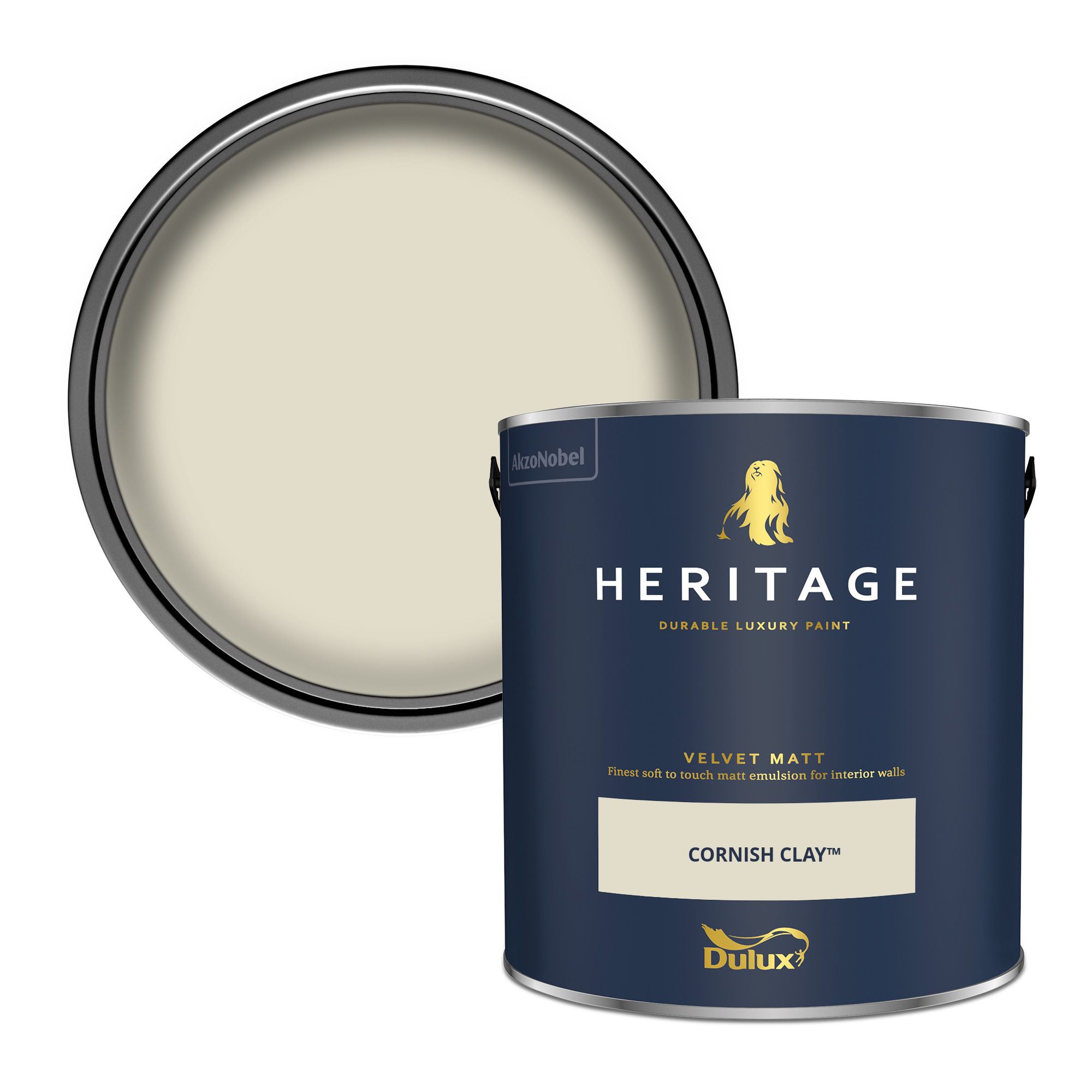Dulux Trade Heritage Cornish Clay Velvet matt Wall paint, 2.5L