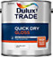 Dulux Trade Pure brilliant white Gloss Metal & wood paint, 2.5L