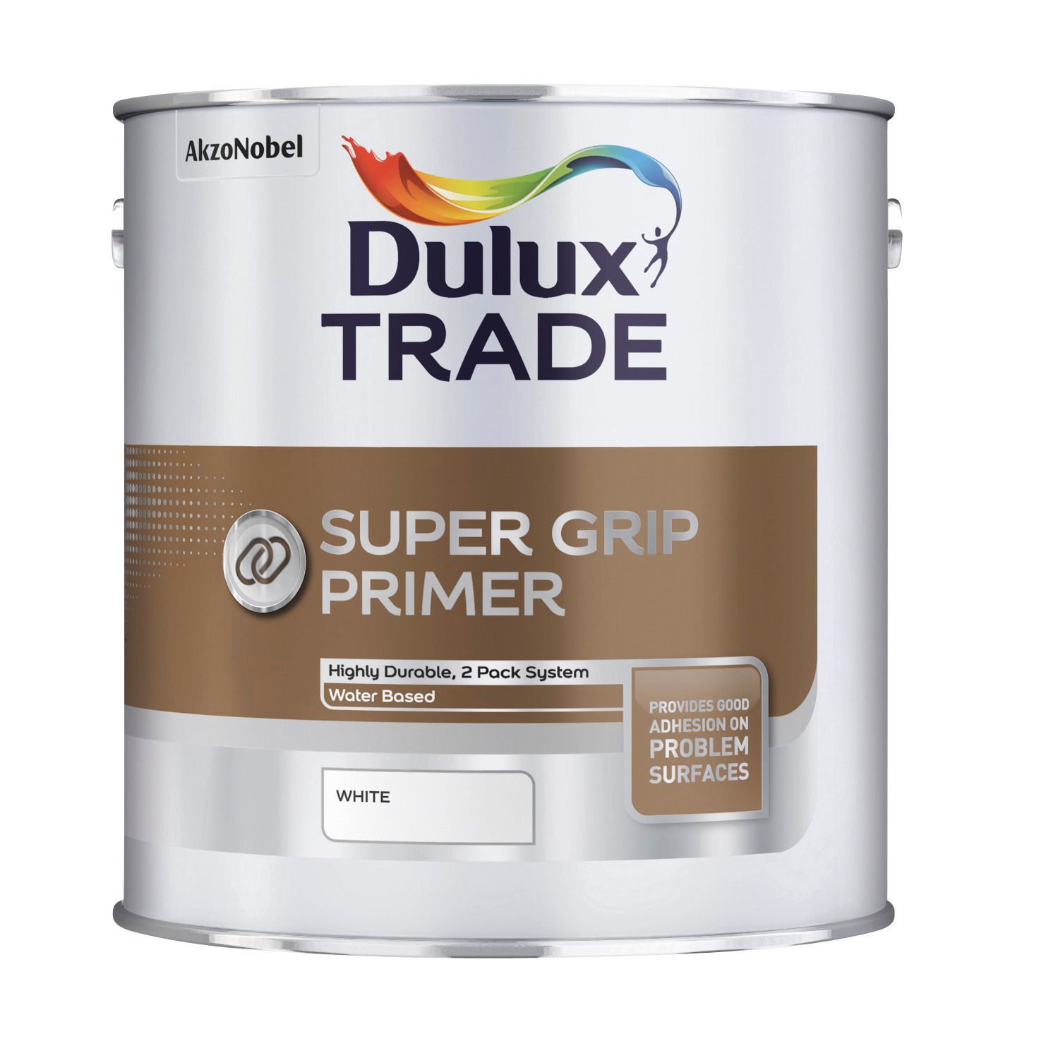 Dulux Trade Super grip White Multi-surface Primer, 1L