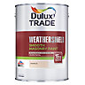 Dulux Trade Weathershield Magnolia Smooth Masonry paint, 5L