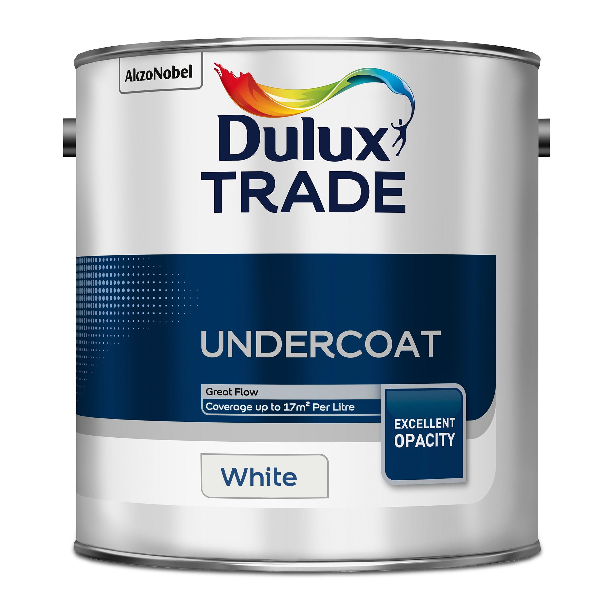 Dulux Trade White Undercoat, 2.5L