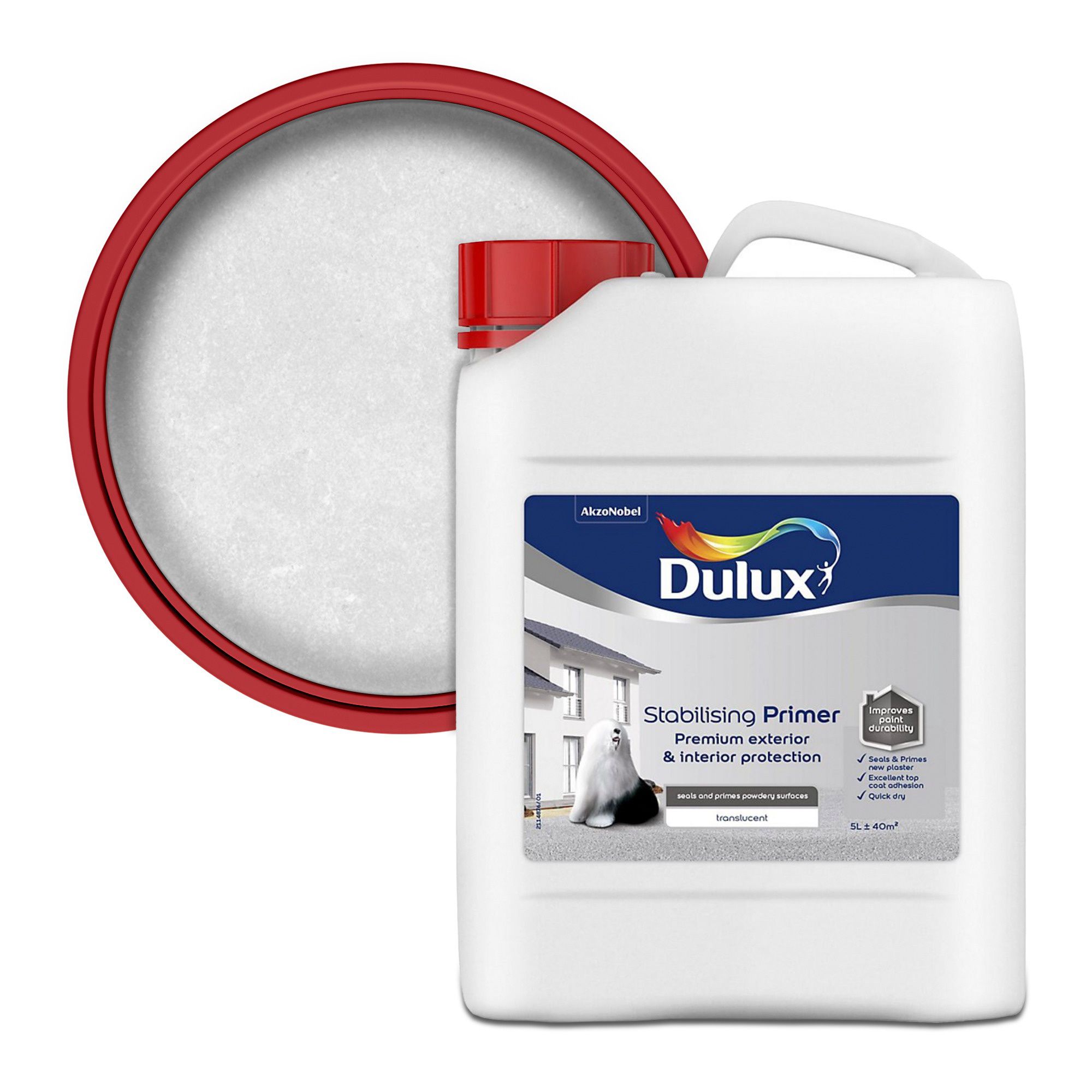 Dulux Translucent Multi-surface Stabilising primer, 5L