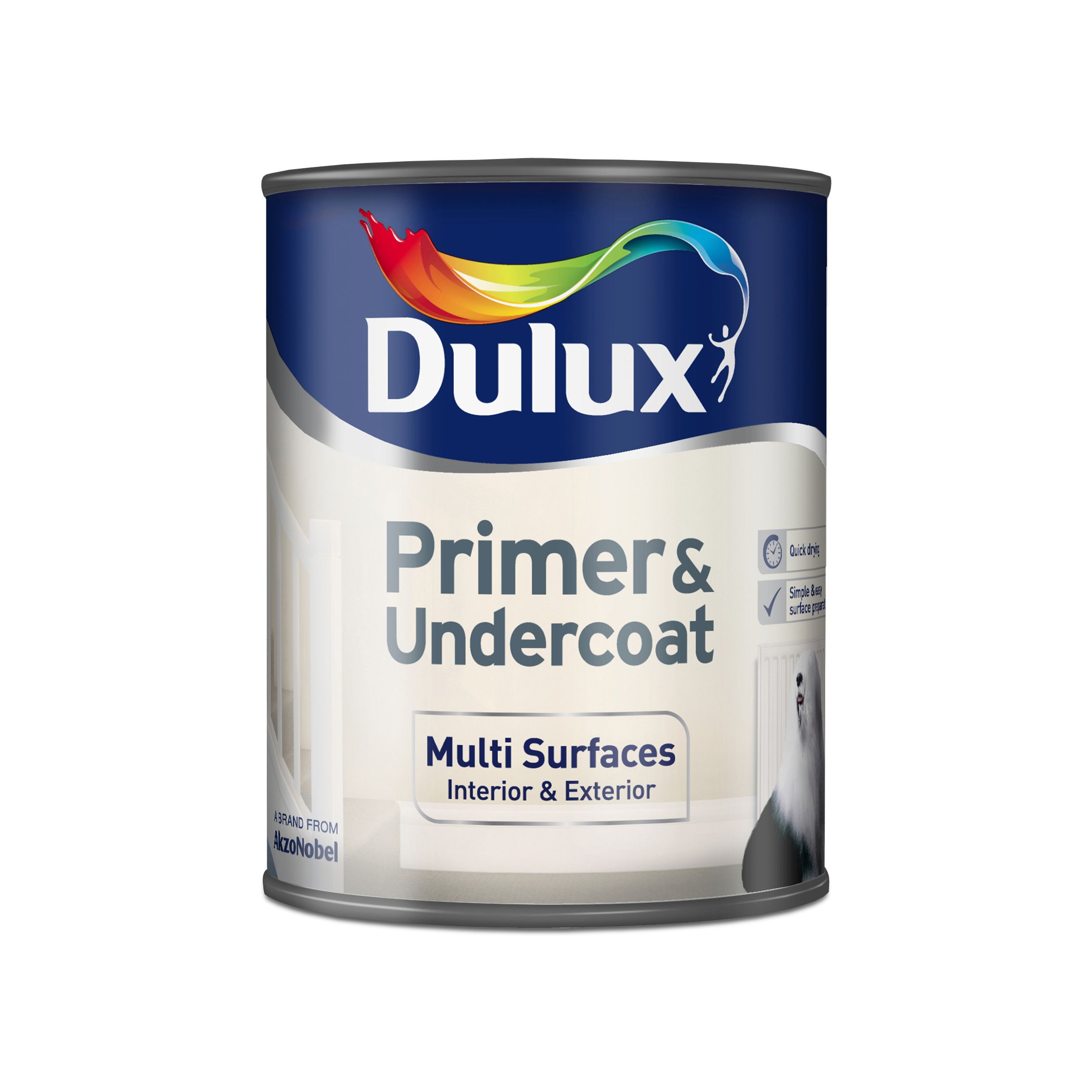 Dulux Universal White Multi-surface Primer & undercoat, 750ml