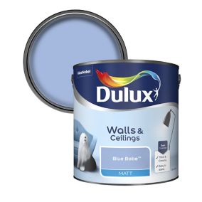 Dulux Walls & ceilings Blue babe Matt Emulsion paint, 2.5L