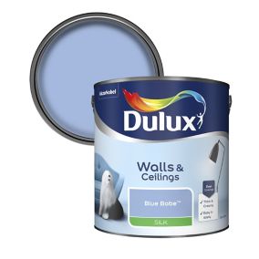 Dulux Walls & ceilings Blue babe Silk Emulsion paint, 2.5L