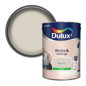 Dulux Walls & ceilings Egyptian cotton Silk Emulsion paint, 5L