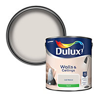 Dulux Walls & ceilings Just walnut Silk Emulsion paint, 2.5L