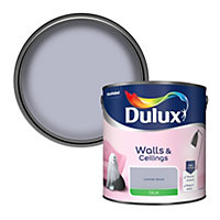 Dulux Walls & ceilings Lavender quartz Silk Emulsion paint, 2.5L