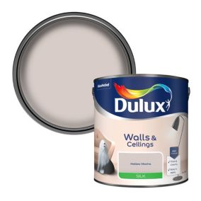 Dulux Walls & ceilings Mellow mocha Silk Emulsion paint, 2.5L