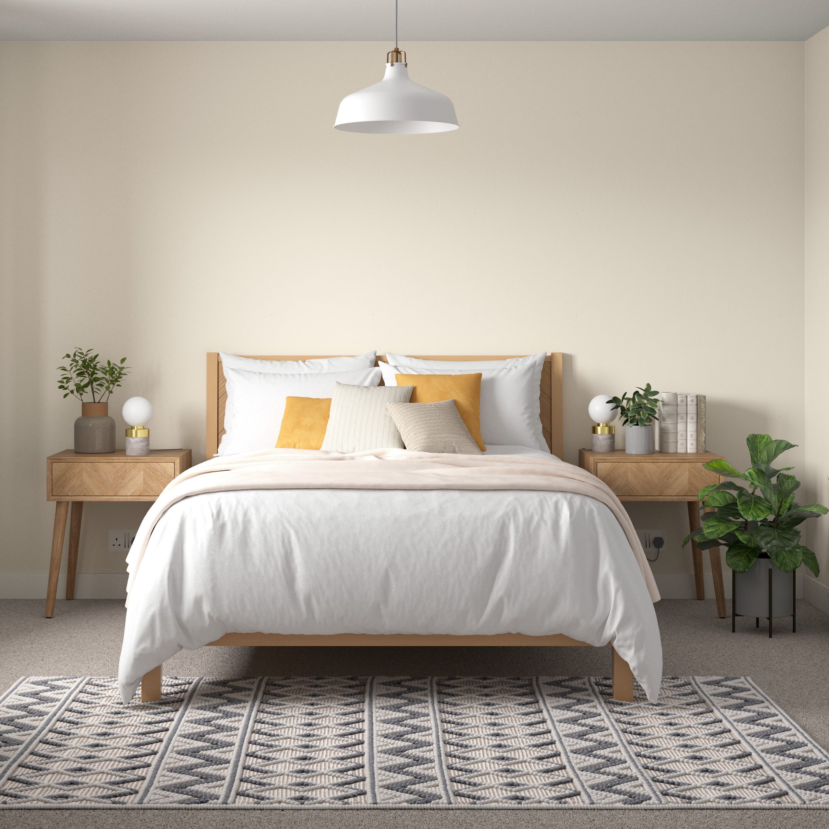 Dulux Walls & ceilings Natural calico Matt Wall & ceiling Emulsion paint, 5L