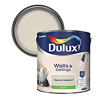 Dulux Walls & ceilings Natural hessian Silk Emulsion paint, 2.5L