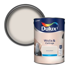 Dulux Walls & ceilings Nutmeg white Matt Emulsion paint, 5L