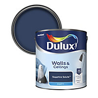 Dulux Walls & ceilings Sapphire salute Matt Emulsion paint, 2.5L