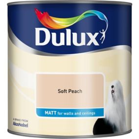 Dulux Walls & ceilings Soft peach Matt Emulsion paint, 2.5L